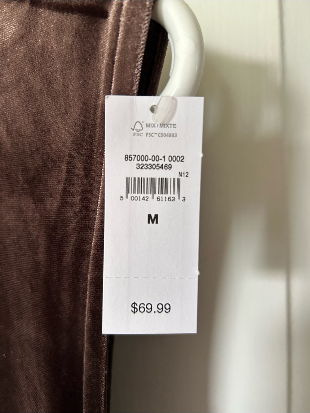 GAP Sleeveless Dark Brown Velvet Maxi Dress - Picture 4 of 5